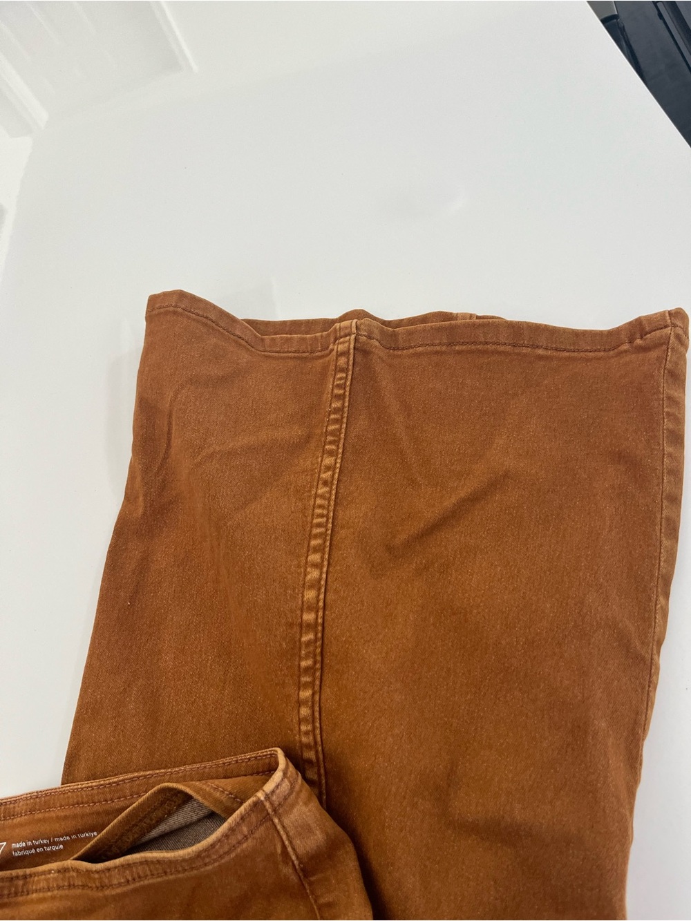 Pilcro High-Rise Pants in Rust size 27 wide leg - Picture 2 of 3